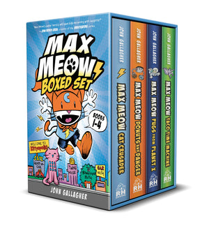 Max Meow Boxed Set: Welcome To Kittyopolis (Books 14): (A Graphic Novel Boxed Set),New