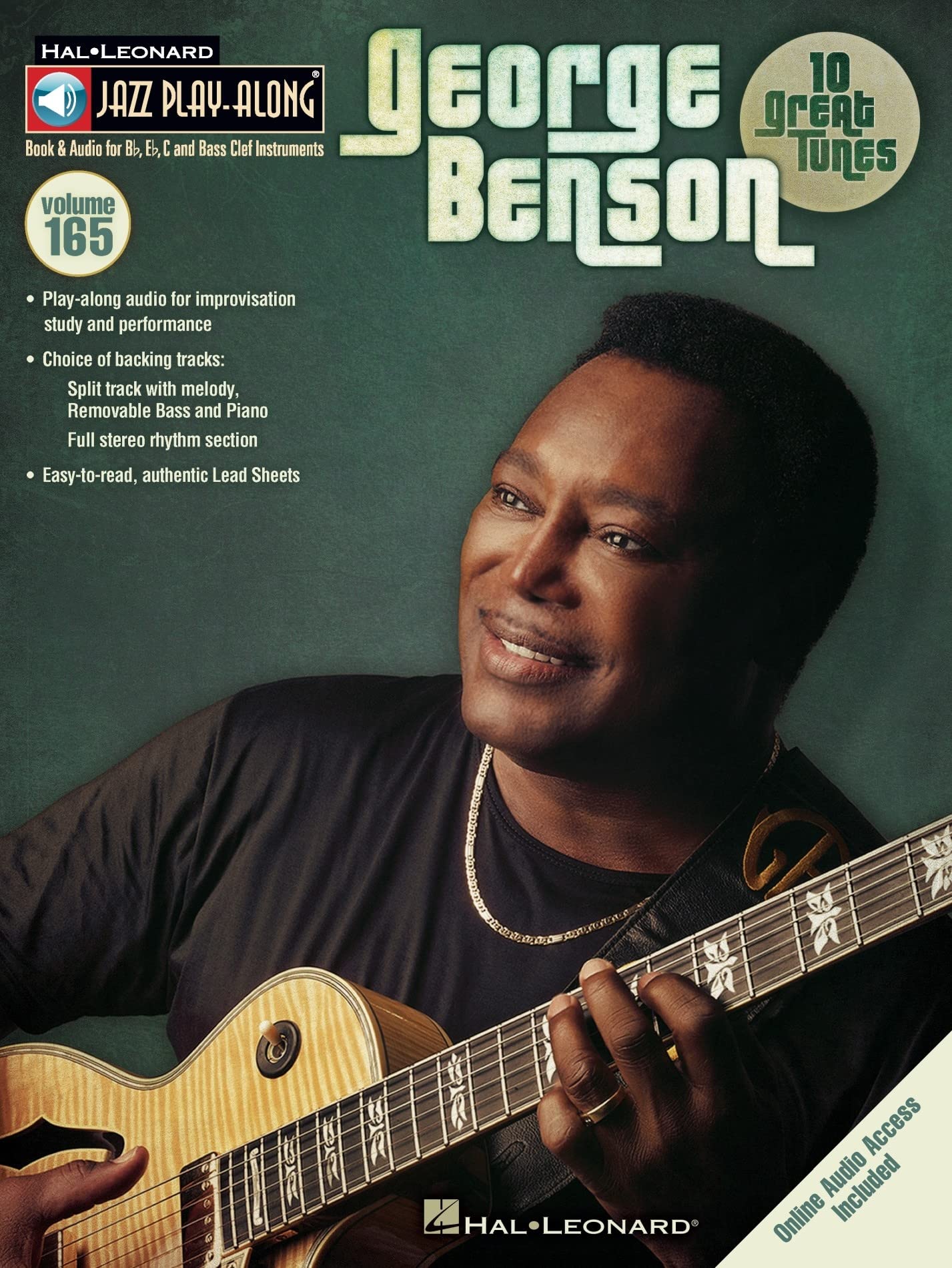 George Benson Jazz Playalong Volume 165 Book/Online Audio (Hal Leonard Jazz Playalong, 165),Used