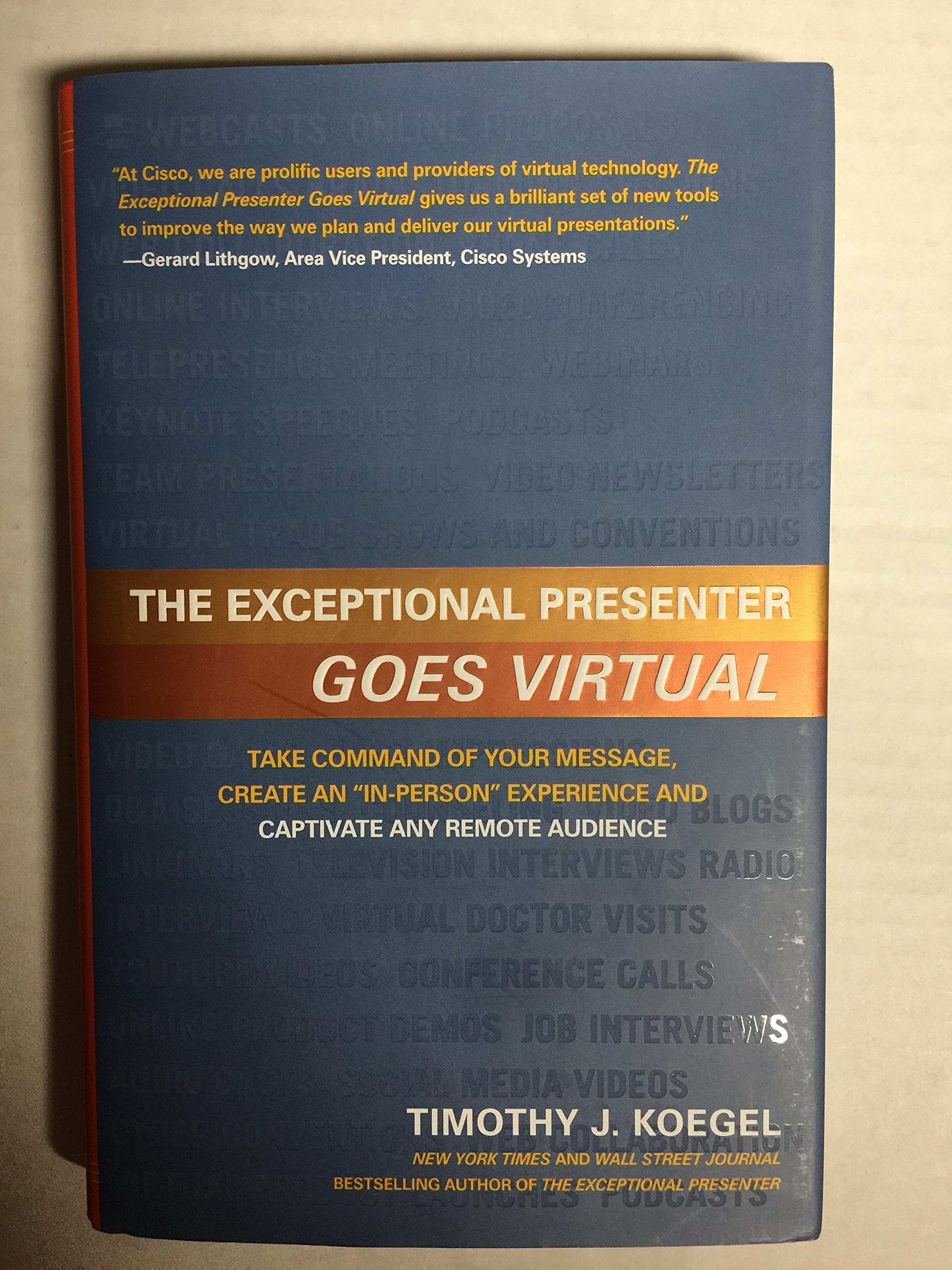 This Is The Original Hardcover 2010 Edition. A 2021 Revised Paperback Edition Is Available  The Exceptional Presenter Goes Virt,Used