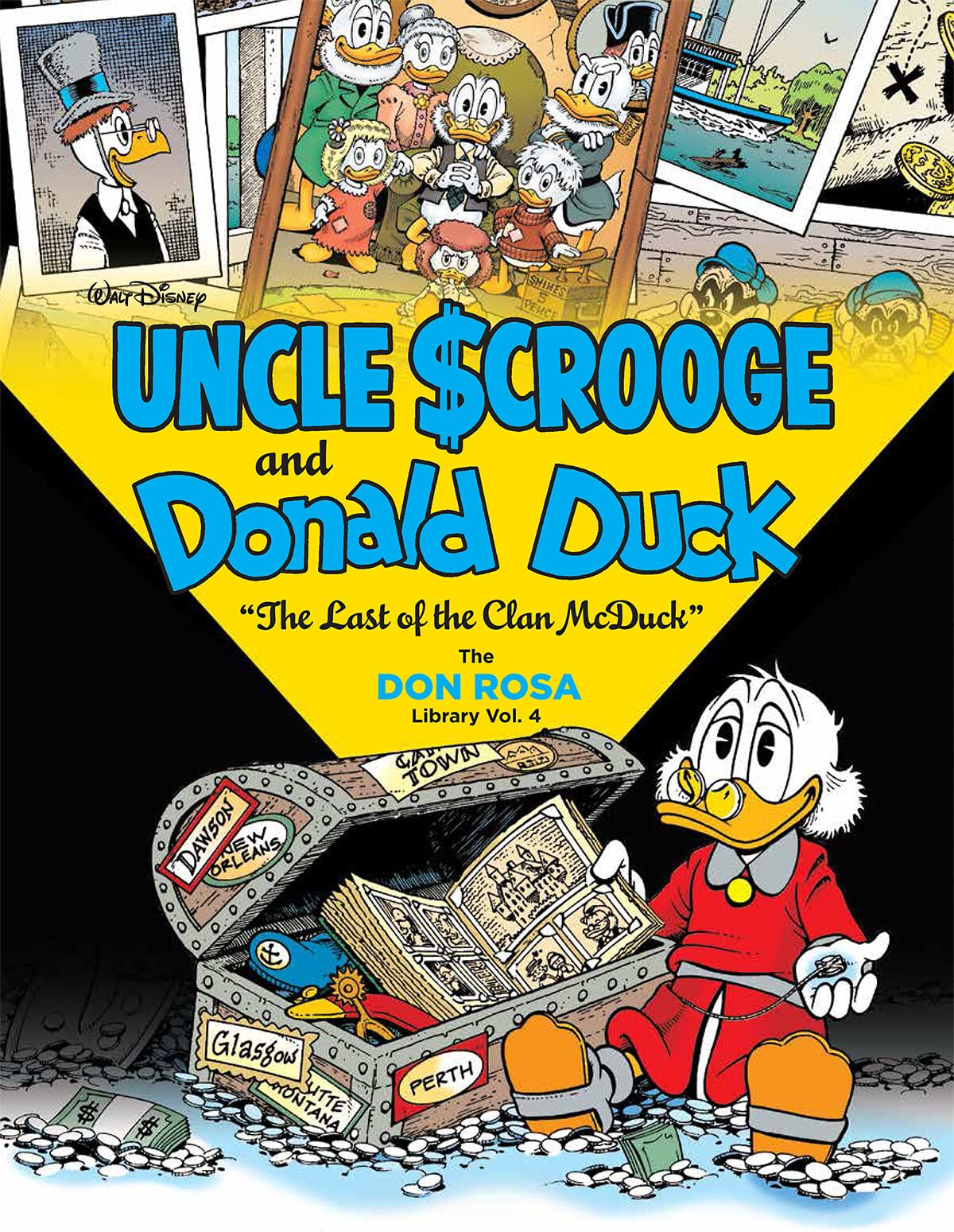 Walt Disney Uncle Scrooge And Donald Duck The Don Rosa Library Vol. 4 (DISNEY ROSA DUCK LIBRARY HC),Used