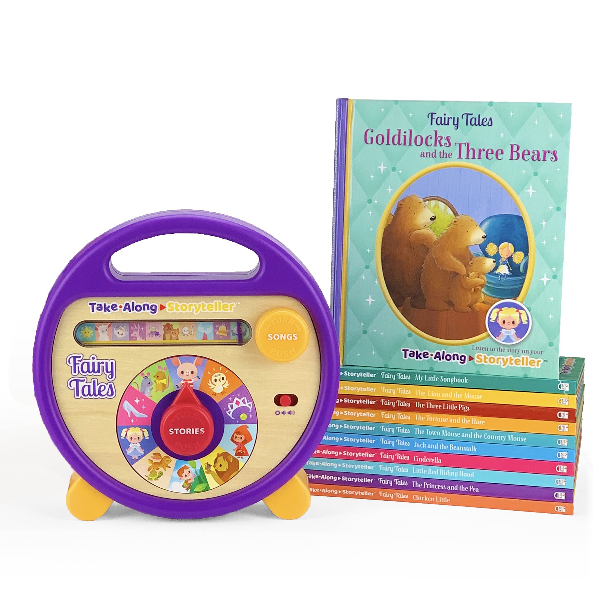 Fairy Tales Take Along Storyteller: Interactive Electronic Music Player/Reader with 11 followalong books (Children's Interactiv,Used