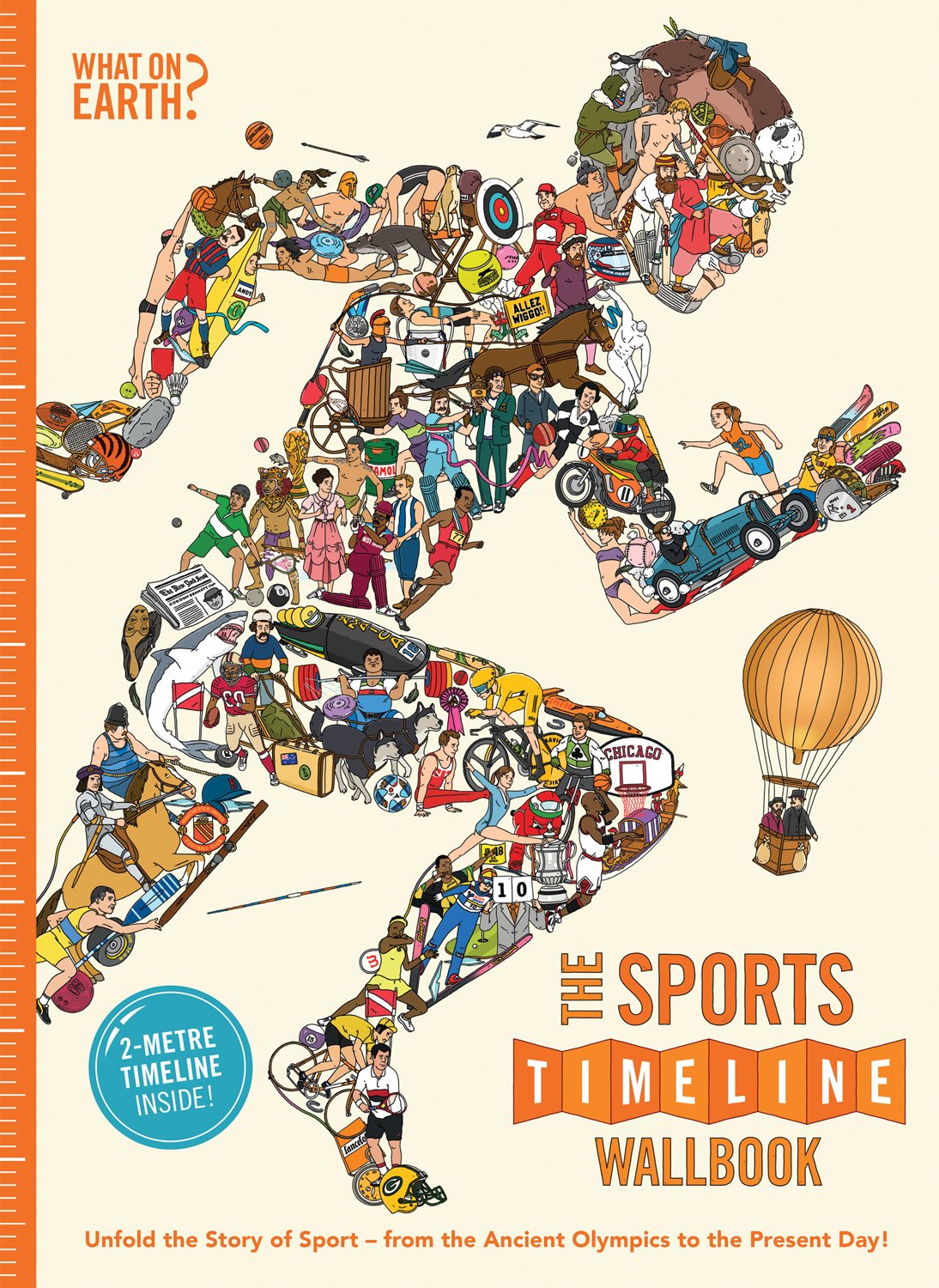 The Sports Timeline Wallbook: Unfold the Story of Sport  from the Ancient Olympics to the Present Day! (UK Timeline Wallbooks),Used