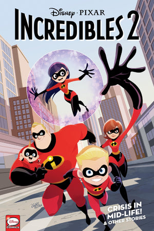 DisneyPIXAR The Incredibles 2: Crisis in MidLife! & Other Stories (Graphic Novel),Used