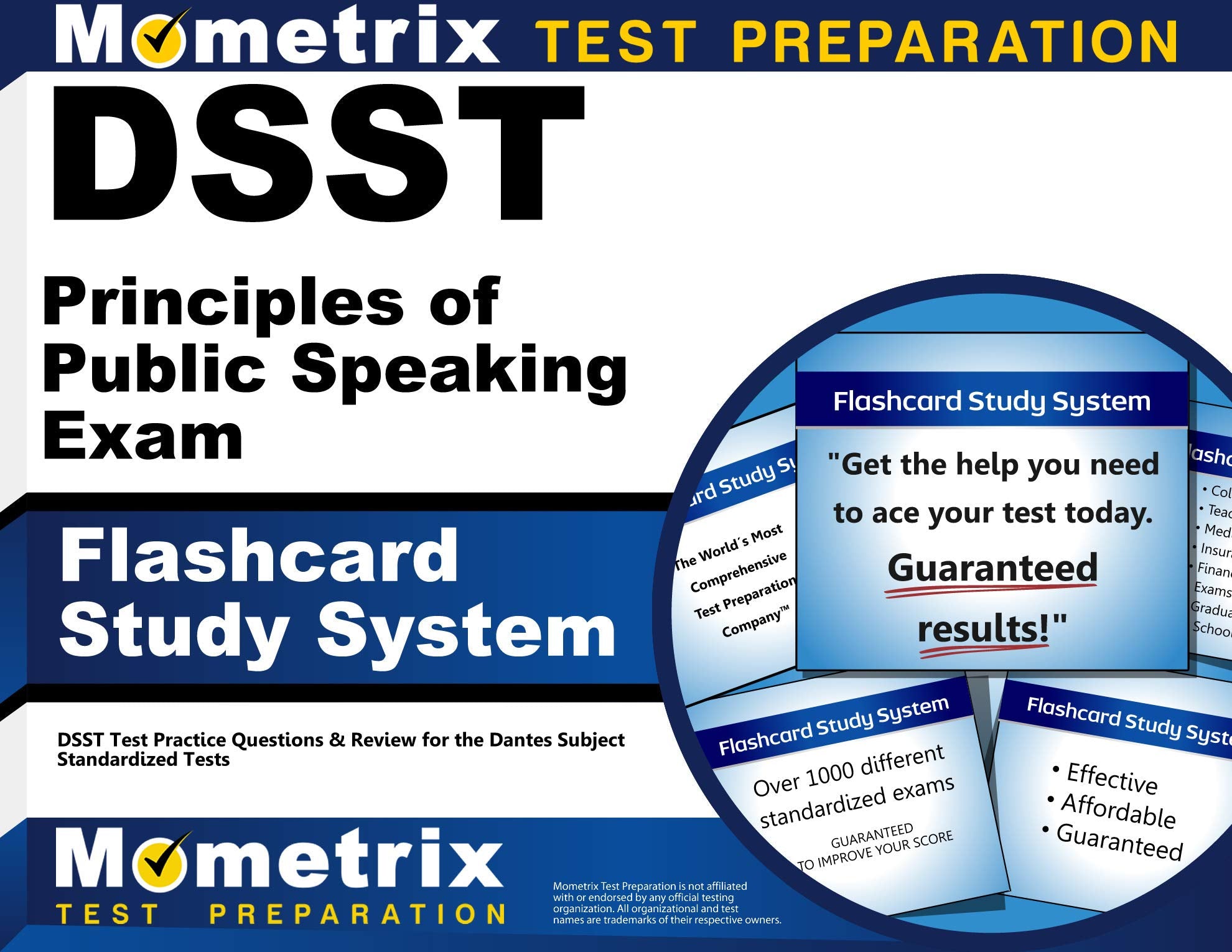 Dsst Principles Of Public Speaking Exam Flashcard Study System: Dsst Test Practice Questions & Review For The Dantes Subject Sta,Used