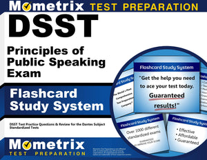 Dsst Principles Of Public Speaking Exam Flashcard Study System: Dsst Test Practice Questions & Review For The Dantes Subject Sta,Used
