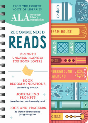 American Library Association Recommended Reads And Undated Planner: A 12Month Book Log And Undated Planner With Weekly Reads, B,Used