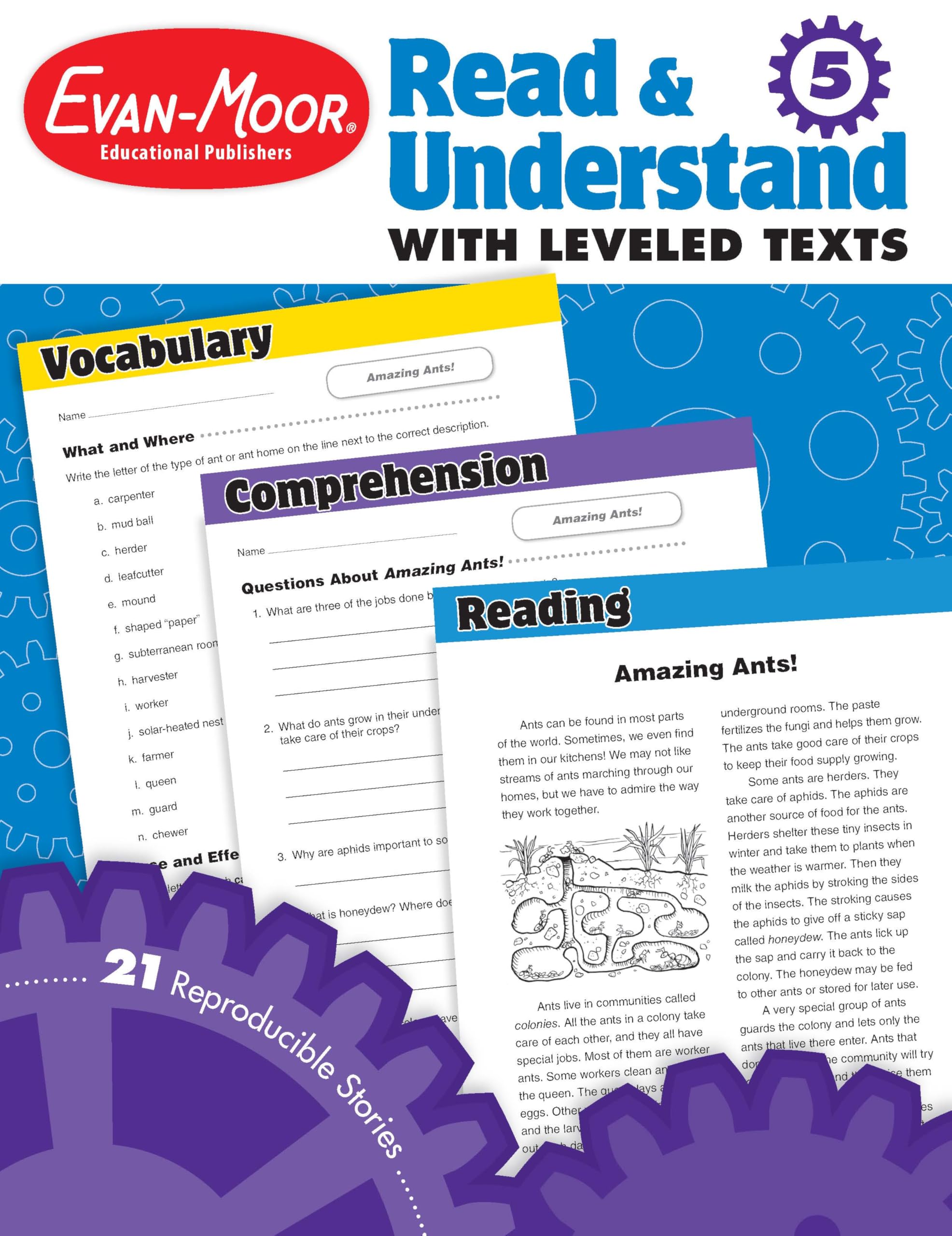 Read & Understand with Leveled Texts, Grade 5,Used