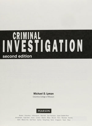Criminal Investigation (Justice Series), Student Value Edition (2nd Edition),Used