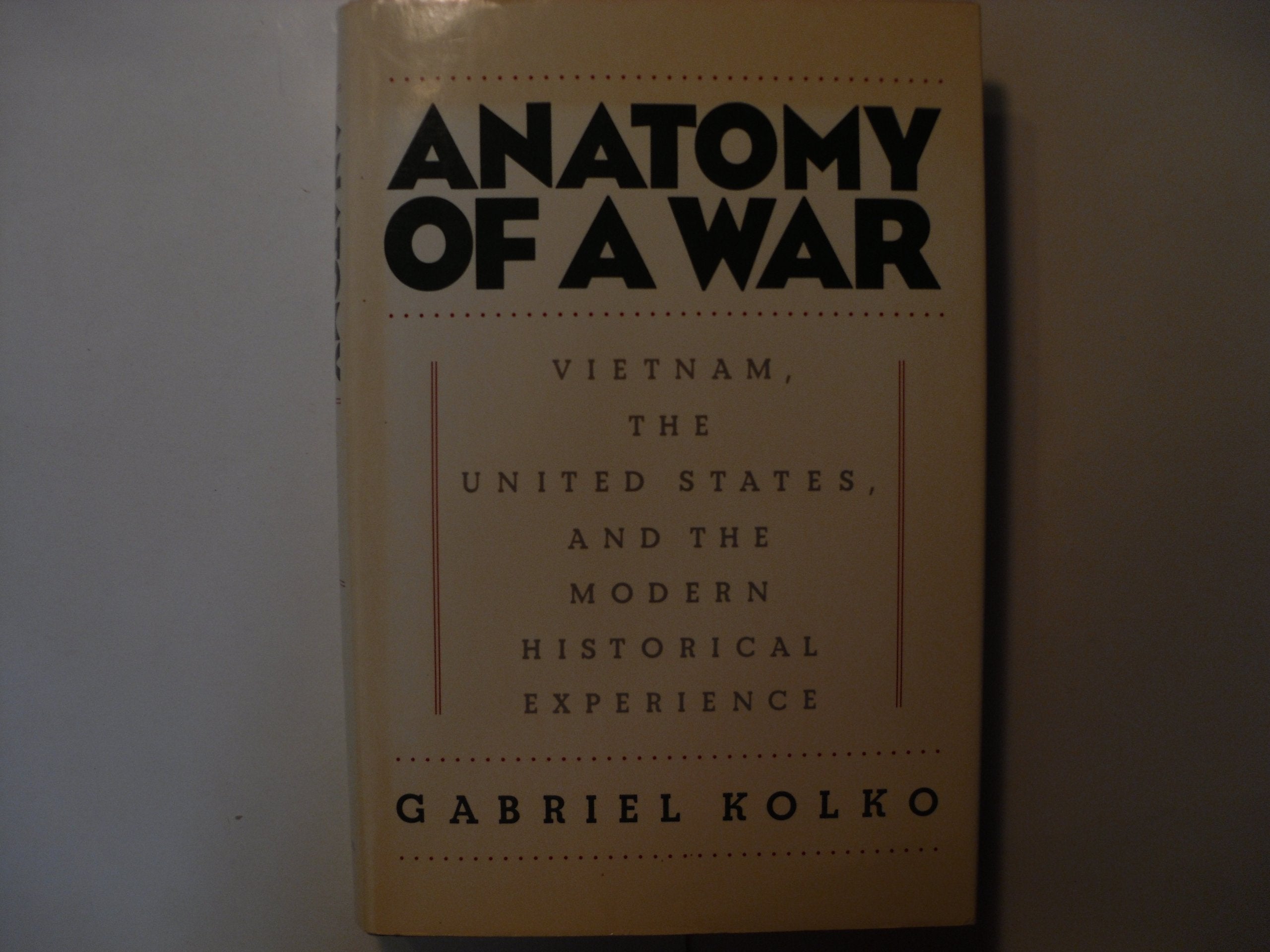 ANATOMY OF A WAR,Used