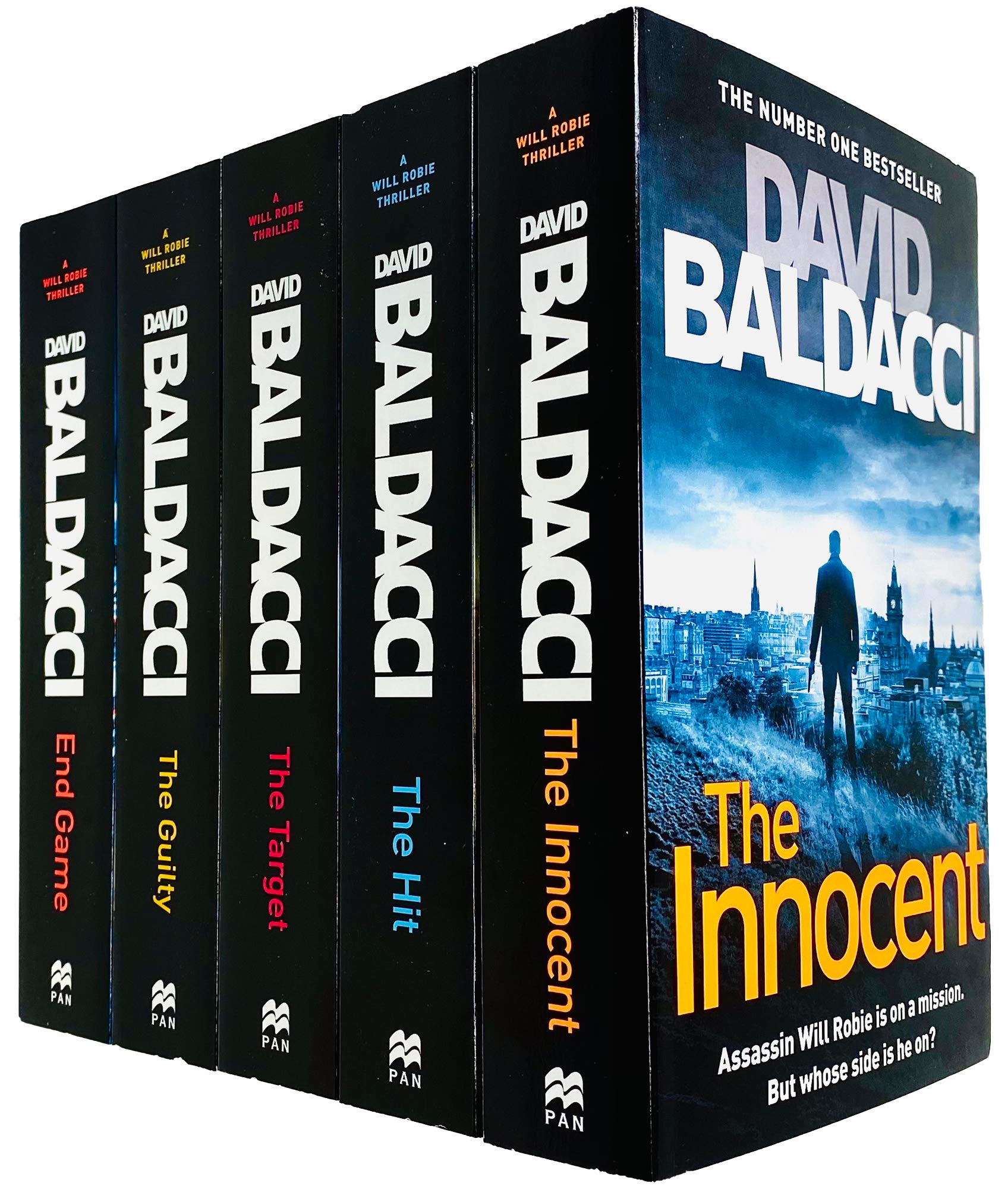 David Baldacci Will Robie Series 4 Books Collection Set (The Target, The Hit, The Guilty, The Innocent),Used