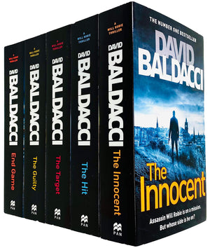David Baldacci Will Robie Series 4 Books Collection Set (The Target, The Hit, The Guilty, The Innocent),Used