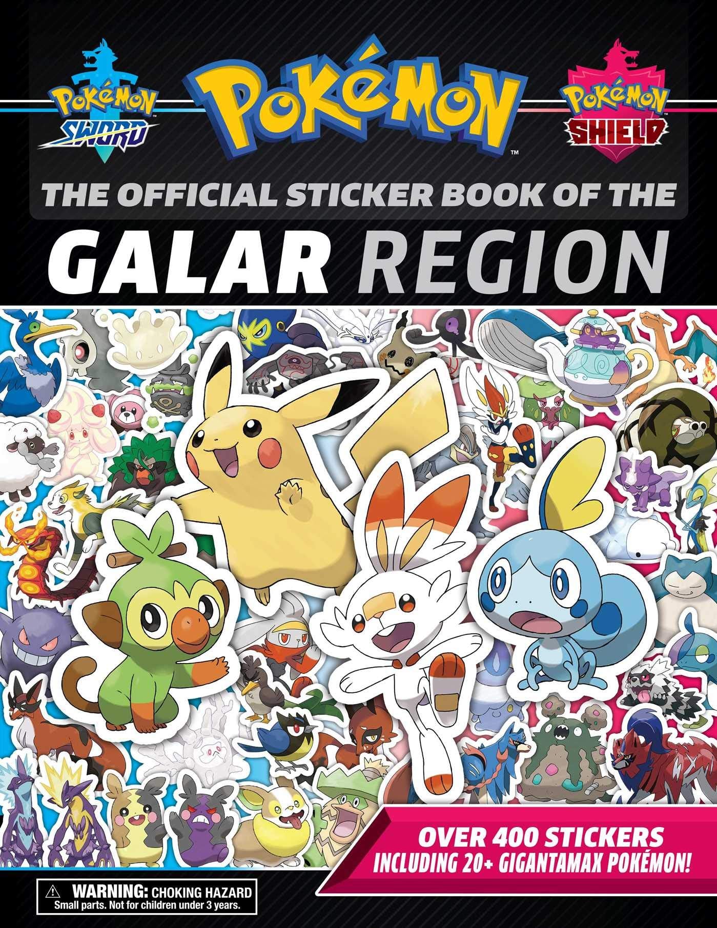 The Official Pokmon Sticker Book of the Galar Region,Used