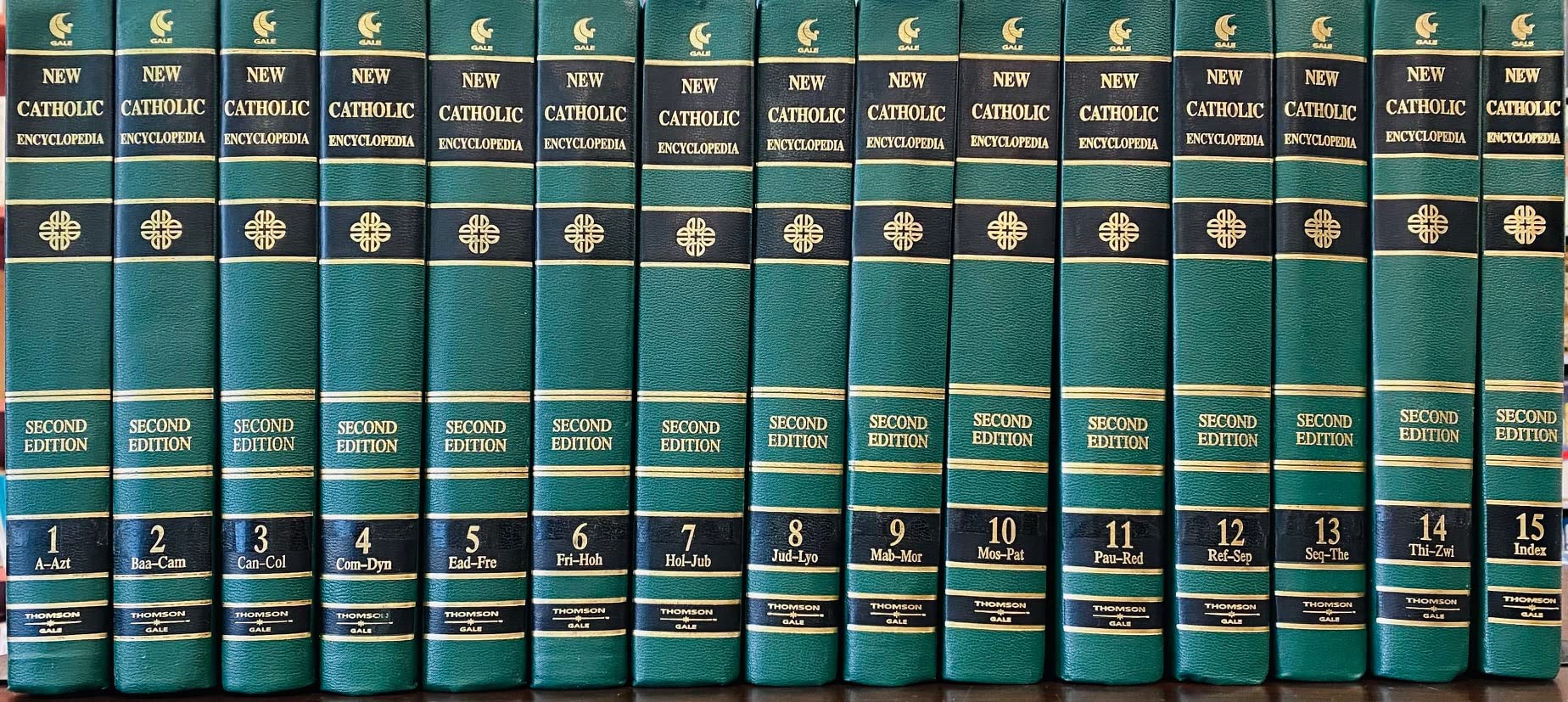 The New Catholic Encyclopedia, 2nd Edition (15 Volume Set),Used