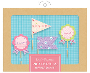 Galison Lovely Patterns Party Picks (9780735335417),New