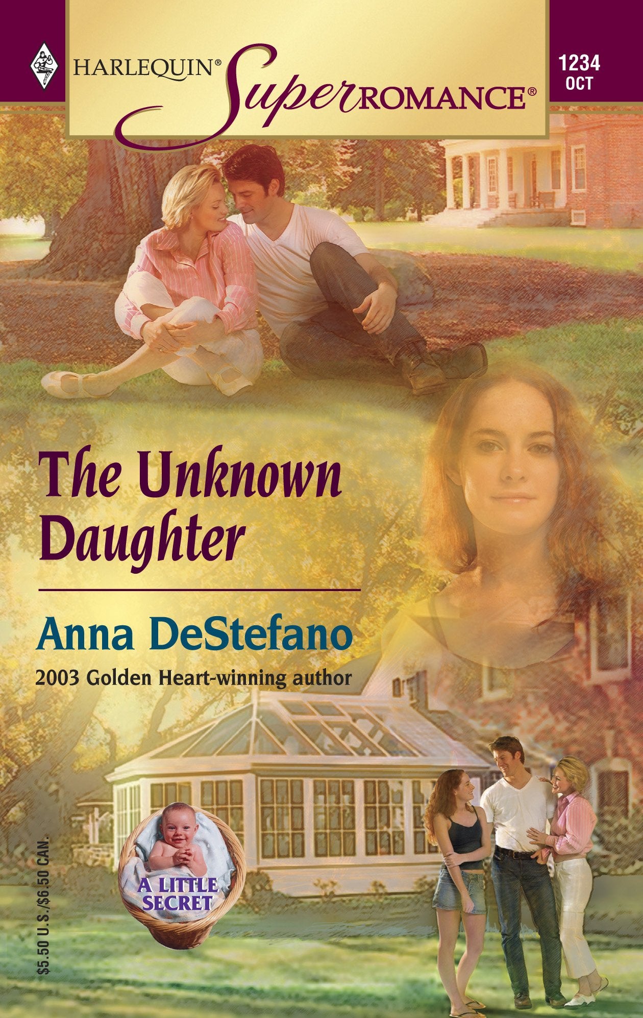 The Unknown Daughter: A Little Secret (Harlequin Superromance No. 1247),Used