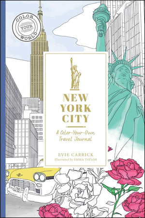 New York City: A Coloryourown Travel Journal (Color Your World Travel Journal Series),Used