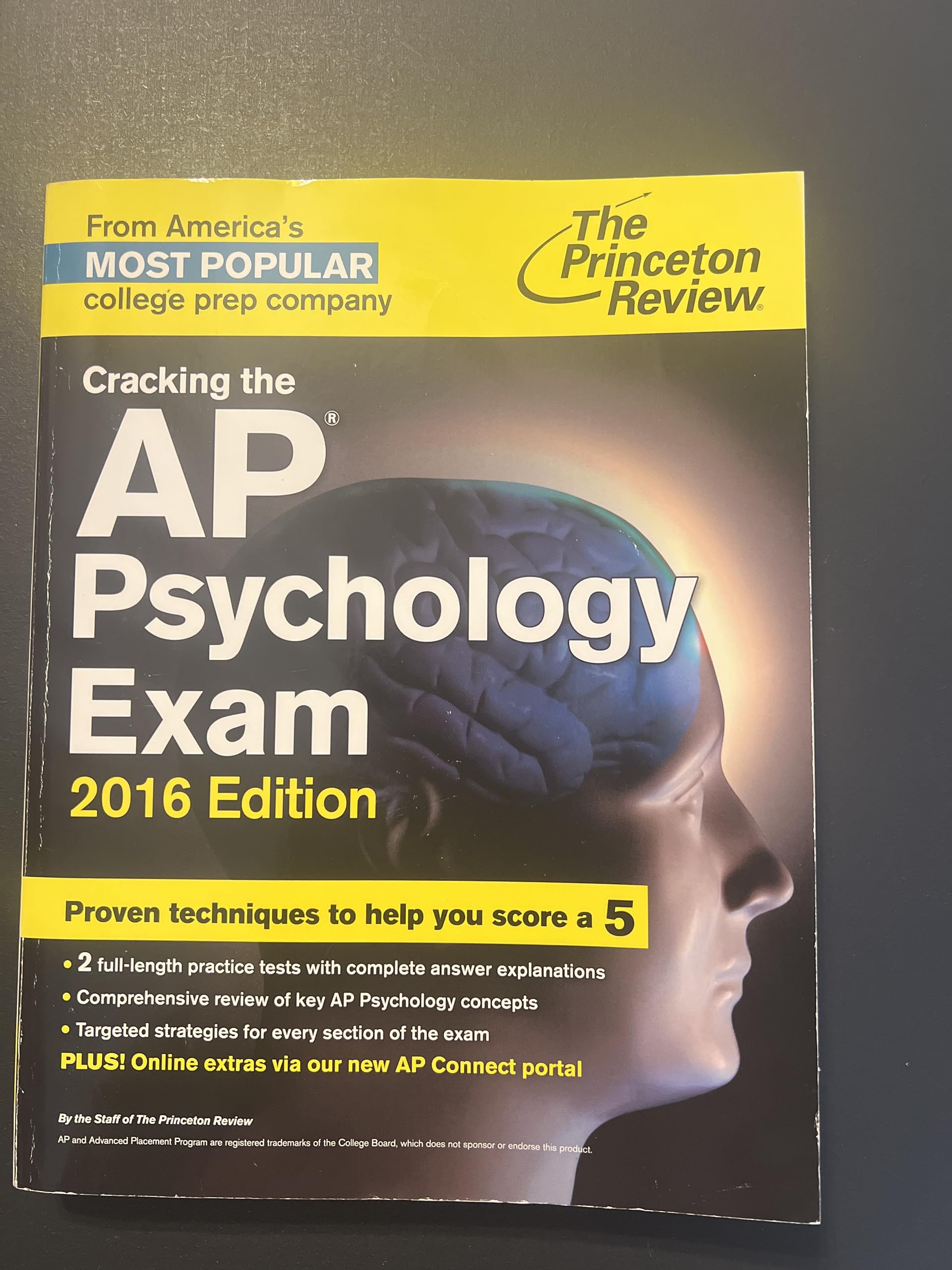 Cracking The Ap Psychology Exam, 2016 Edition (College Test Preparation),Used