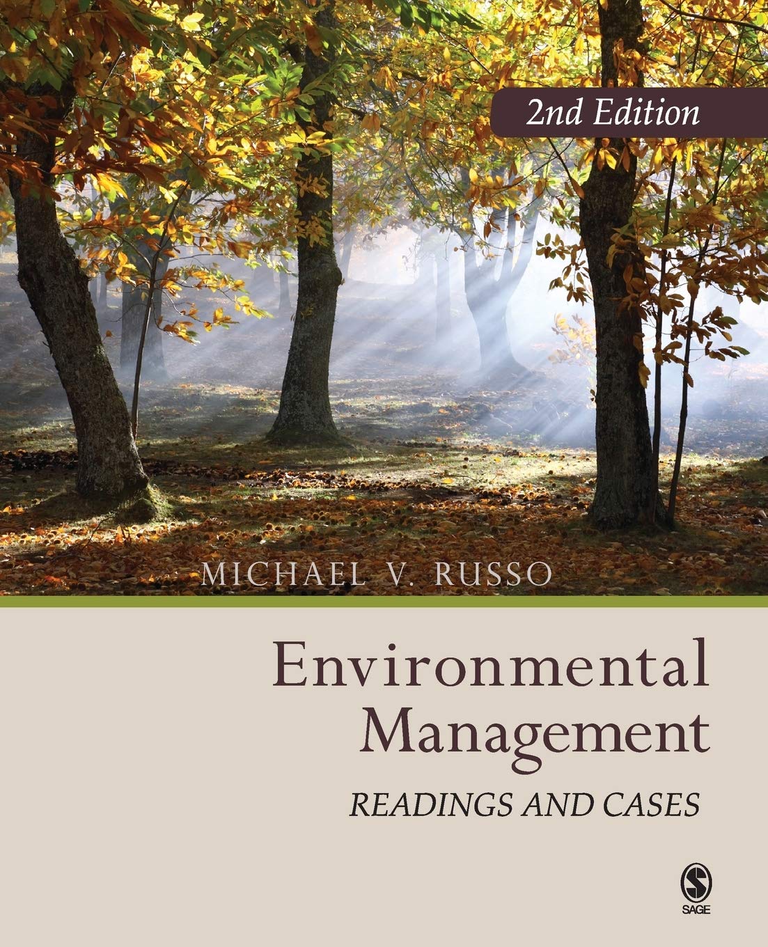 Environmental Management: Readings and Cases, 2nd Edition,Used