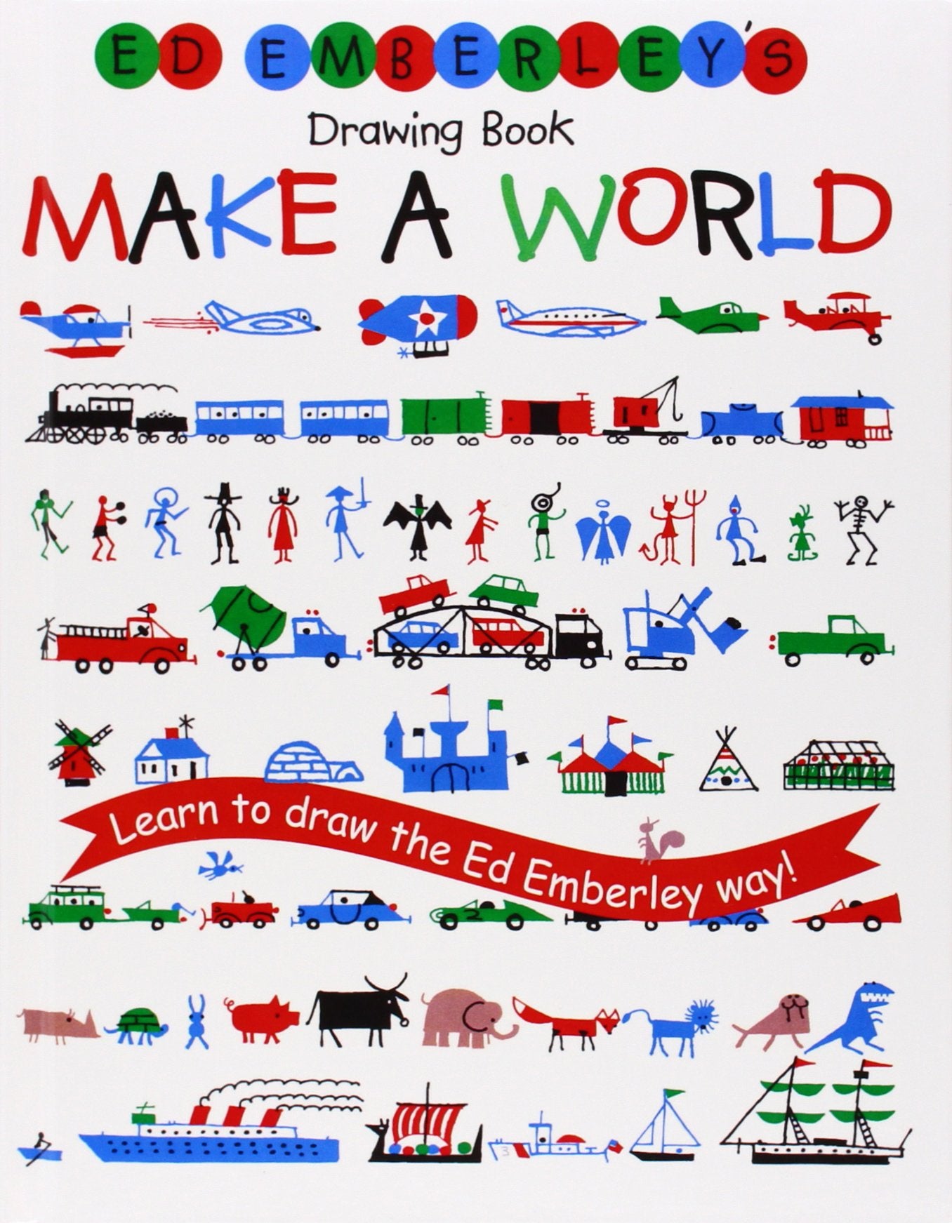 Ed Emberley's Drawing Book: Make a World (Ed Emberley Drawing Books),Used