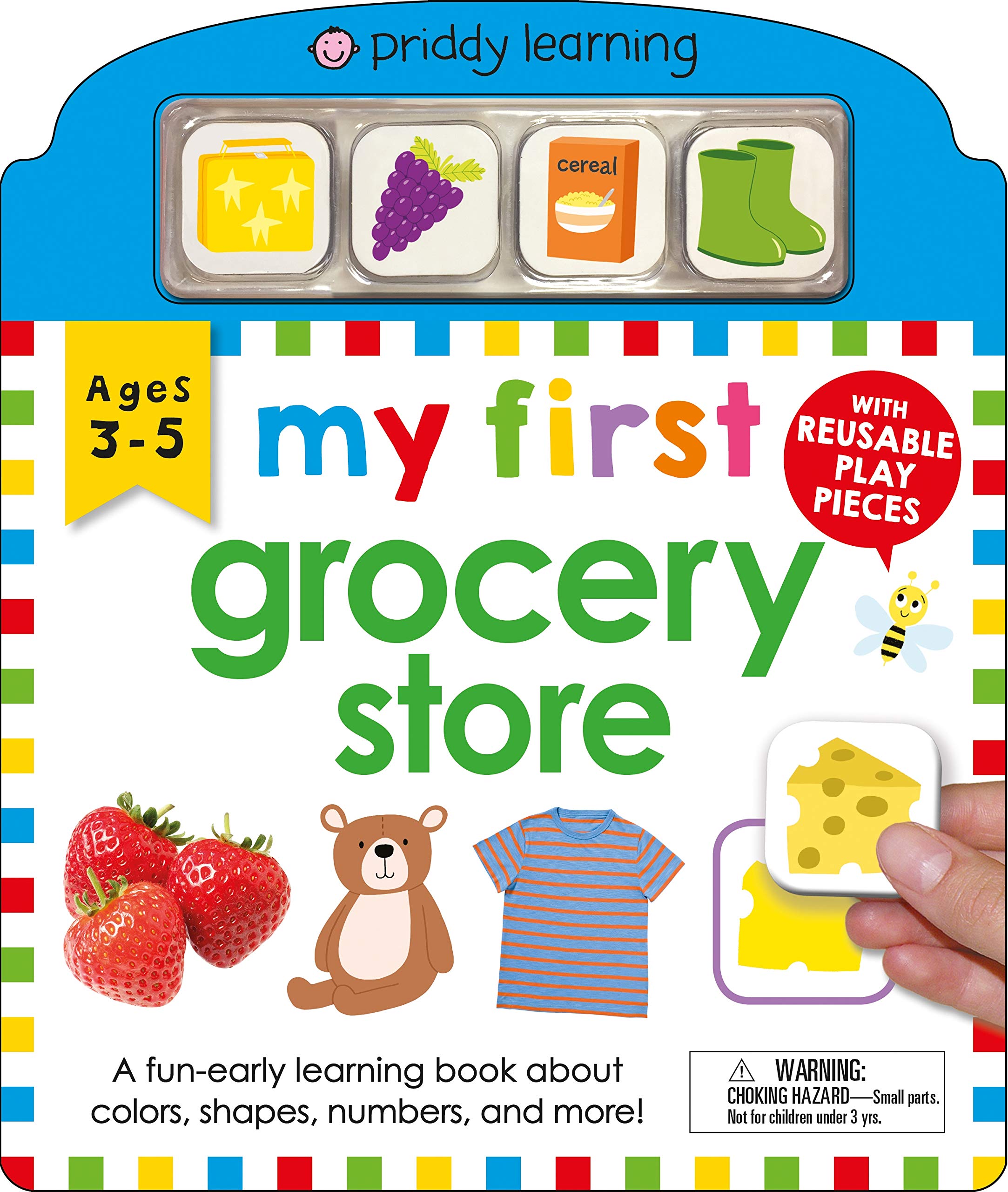 My First Play and Learn: Grocery Store: A Fun Early Learning Book about colors, shapes, numbers, and more,Used