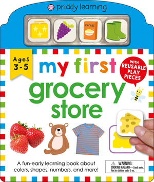 My First Play and Learn: Grocery Store: A Fun Early Learning Book about colors, shapes, numbers, and more,Used