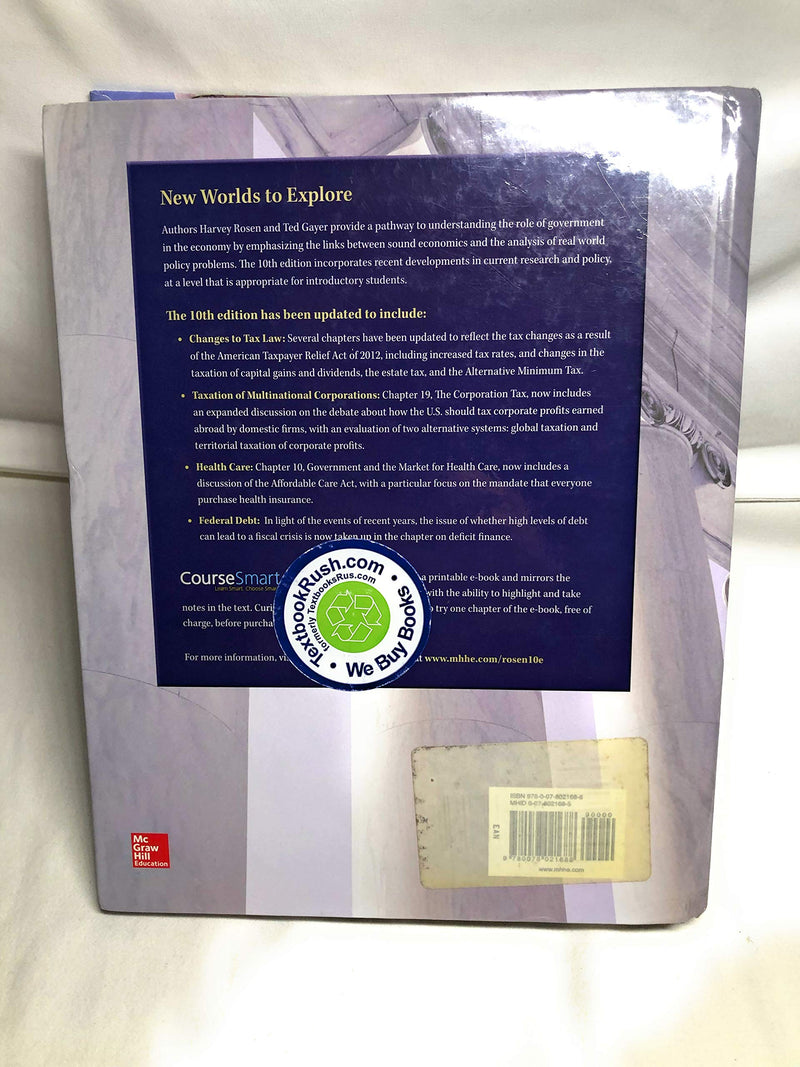 Public Finance (The McGrawHill Series in Economics),Used