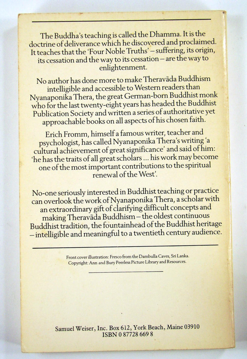The Vision of Dhamma: Buddhist Writings of Nyanaponika Thera,Used