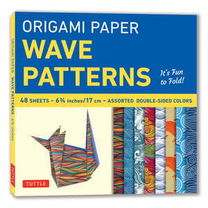 Origami Paper  Wave Patterns  6 3/4 Inch  48 Sheets: Tuttle Origami Paper: Origami Sheets Printed With 8 Different Designs: I