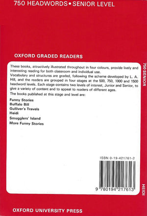 Heidi (Oxford Graded Readers, 750 Headwords, Senior Level),Used