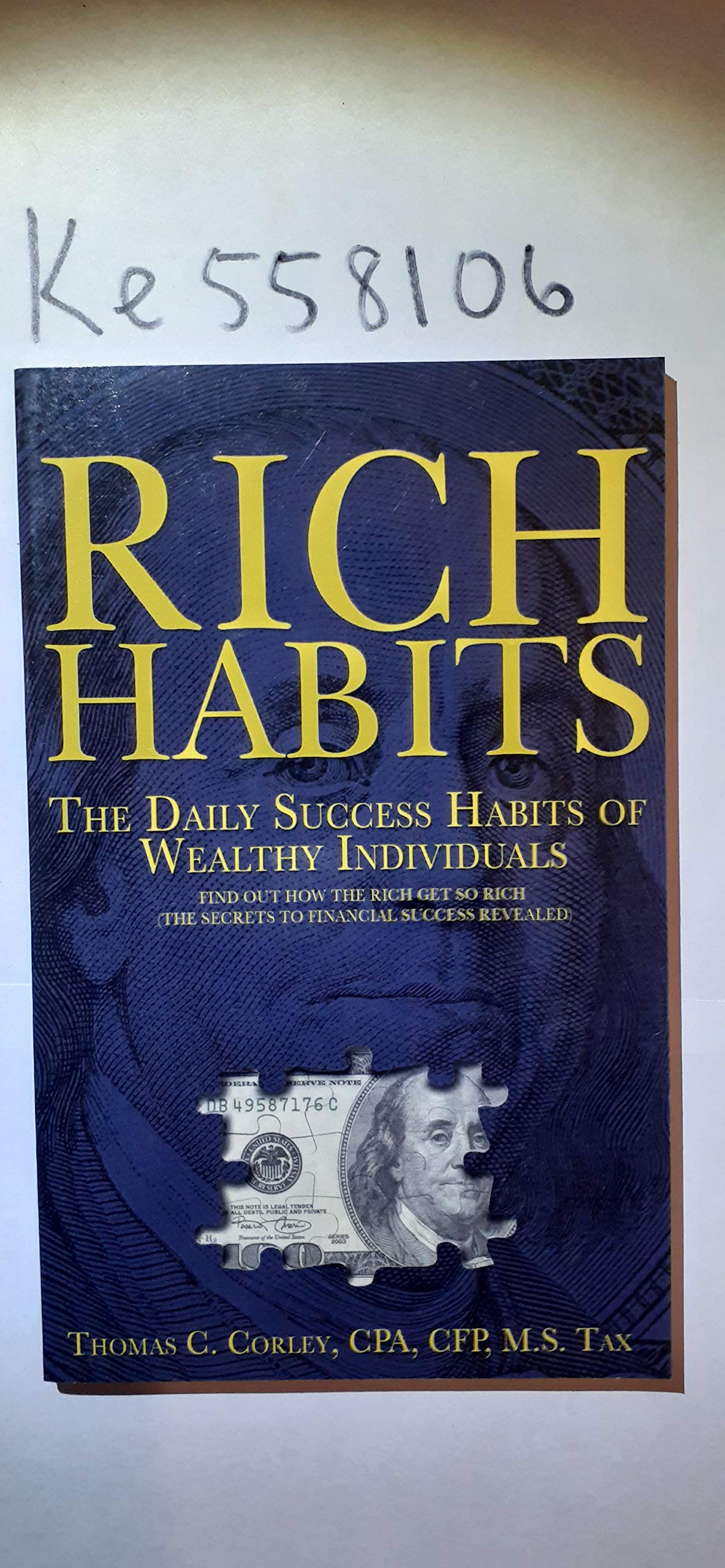 Rich Habits: The Daily Success Habits of Wealthy Individuals,Used
