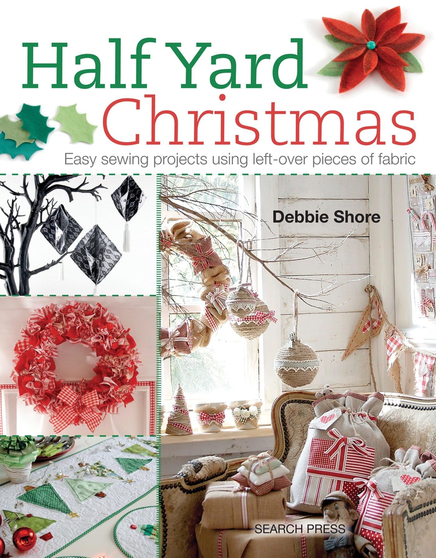 Half Yard# Christmas: Easy sewing projects using leftover pieces of fabric,Used