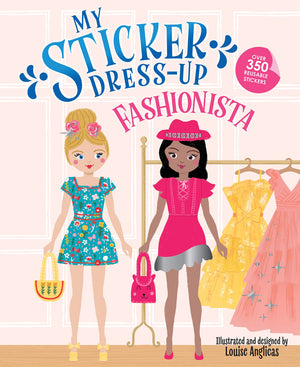 My Sticker Dressup: Fashionista: 350+ Reusable Sticker Book Featuring Fashion Clothing/Accessories Perfect For Kids 48 On Trip,New