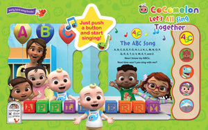 Cocomelon Let'S All Sing Together 5Button Song Book: Sing And Read Toy Book With Jj And Friends