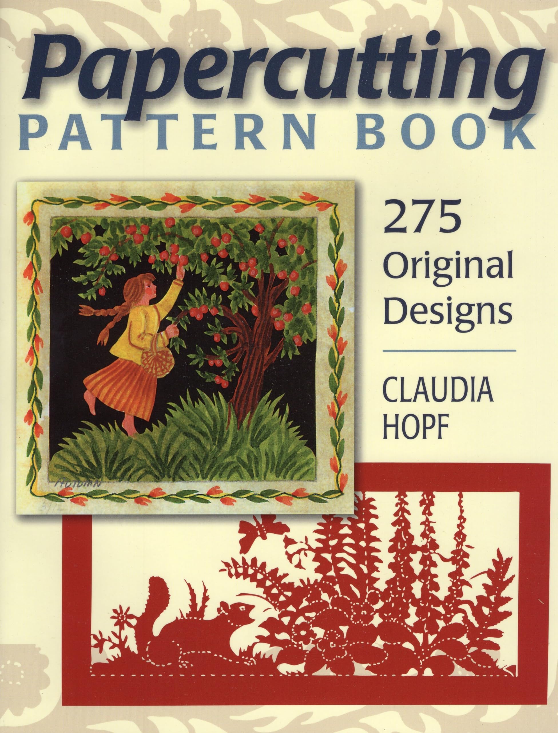 Papercutting Pattern Book: 275 Original Designs,Used