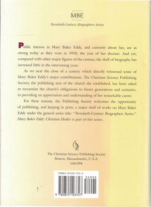 Mary Baker Eddy  Christian Healer,Used