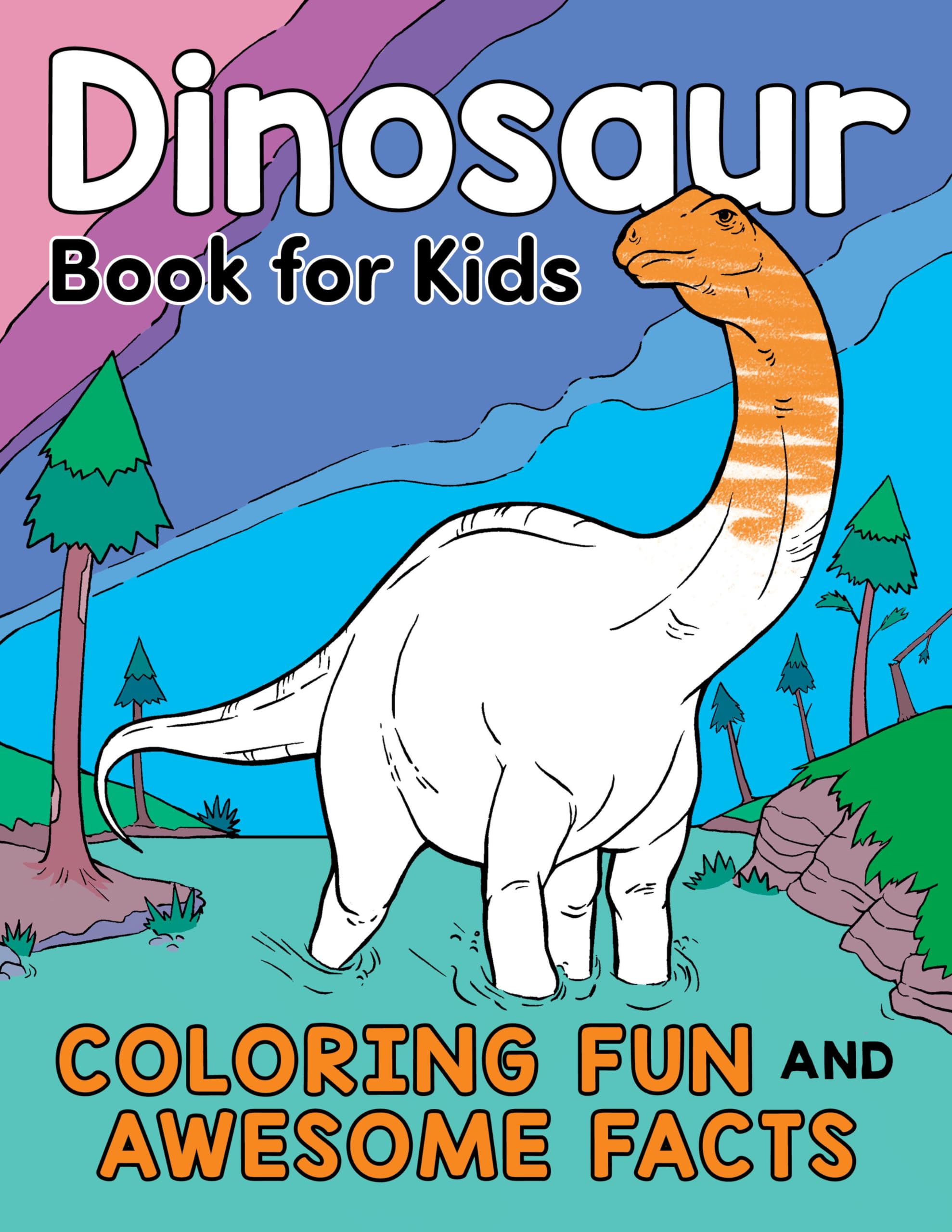Dinosaur Book for Kids: Coloring Fun and Awesome Facts (A Did You Know? Coloring Book),Used