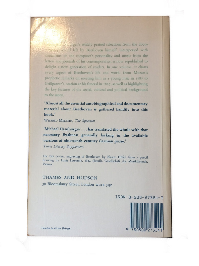 Beethoven Letters Journals and Conversations,New