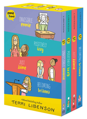 Emmie & Friends 4Book Box Set: Invisible Emmie, Positively Izzy, Just Jaime, Becoming Brianna,Used