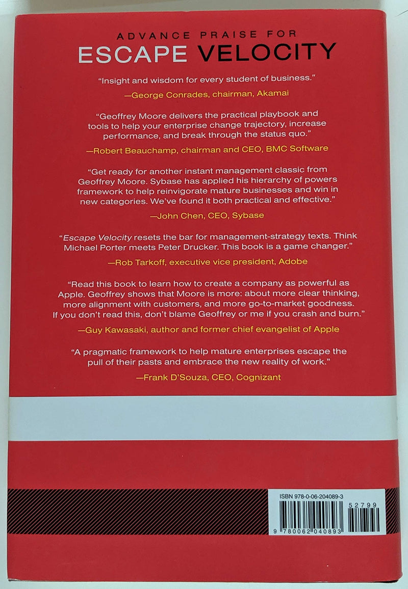 Escape Velocity: Free Your Company'S Future From The Pull Of The Past,Used