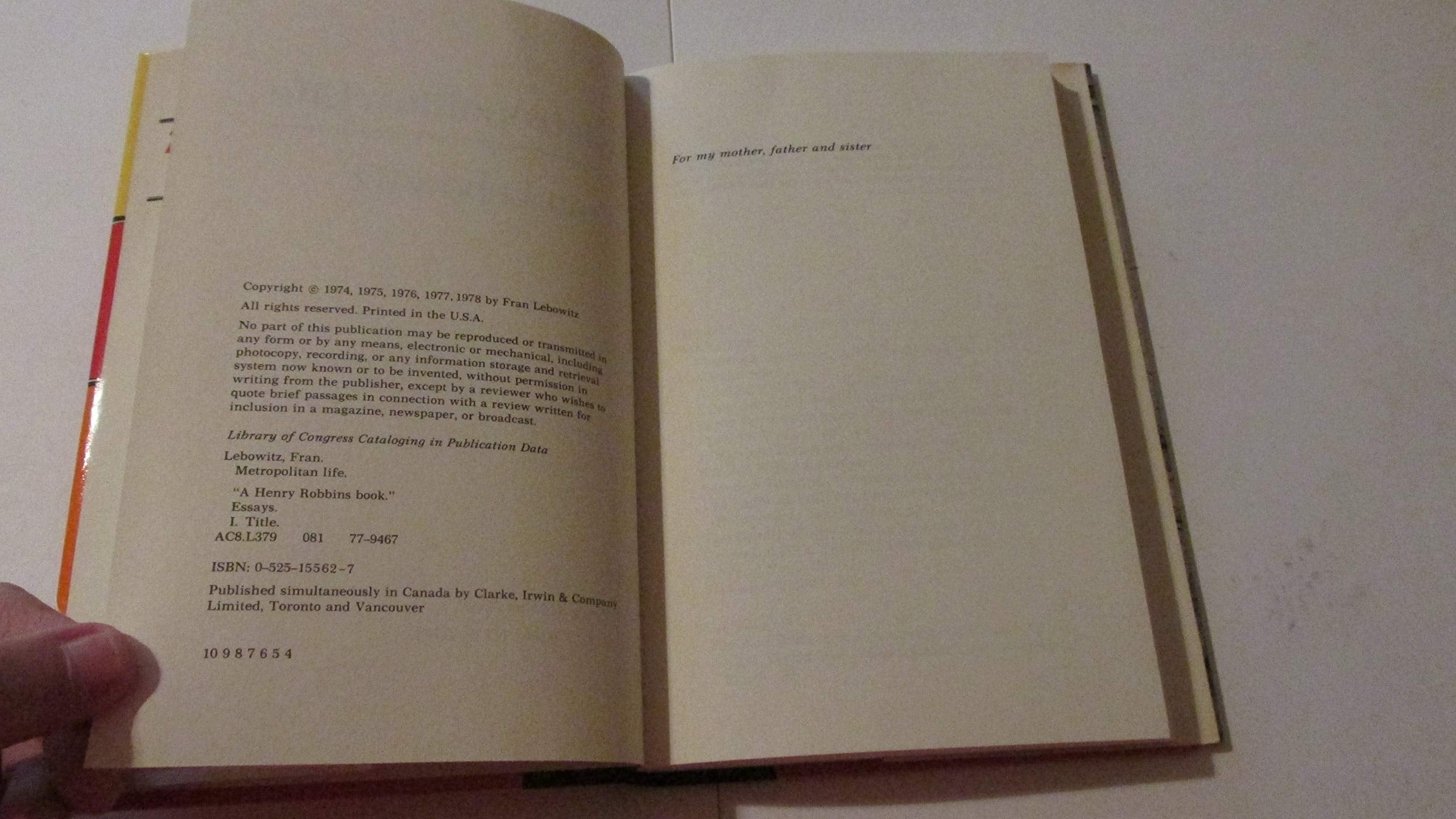 Metropolitan Life,Used