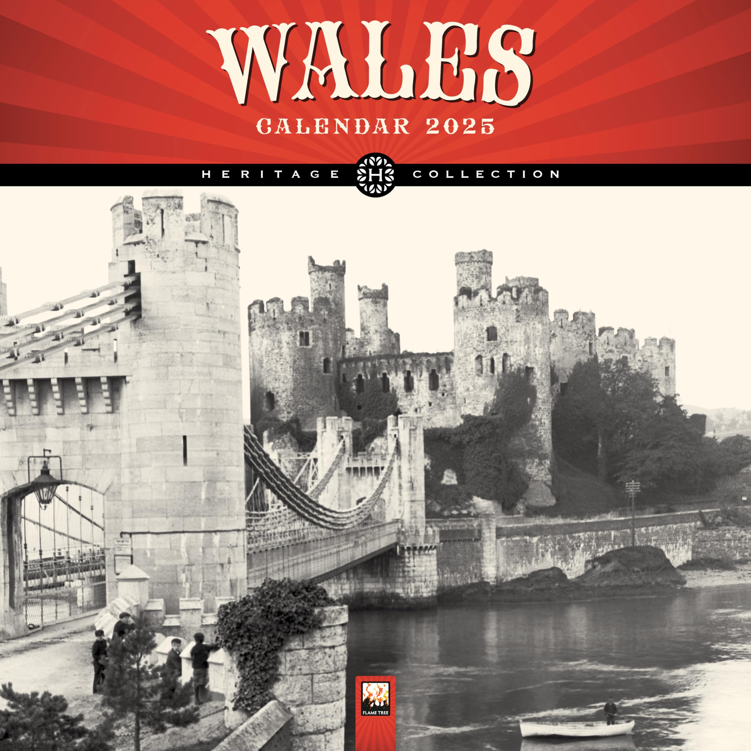 Wales Heritage Wall Calendar 2025 (Art Calendar),New