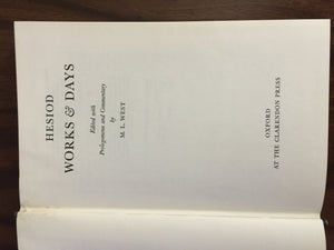 Works and Days,New