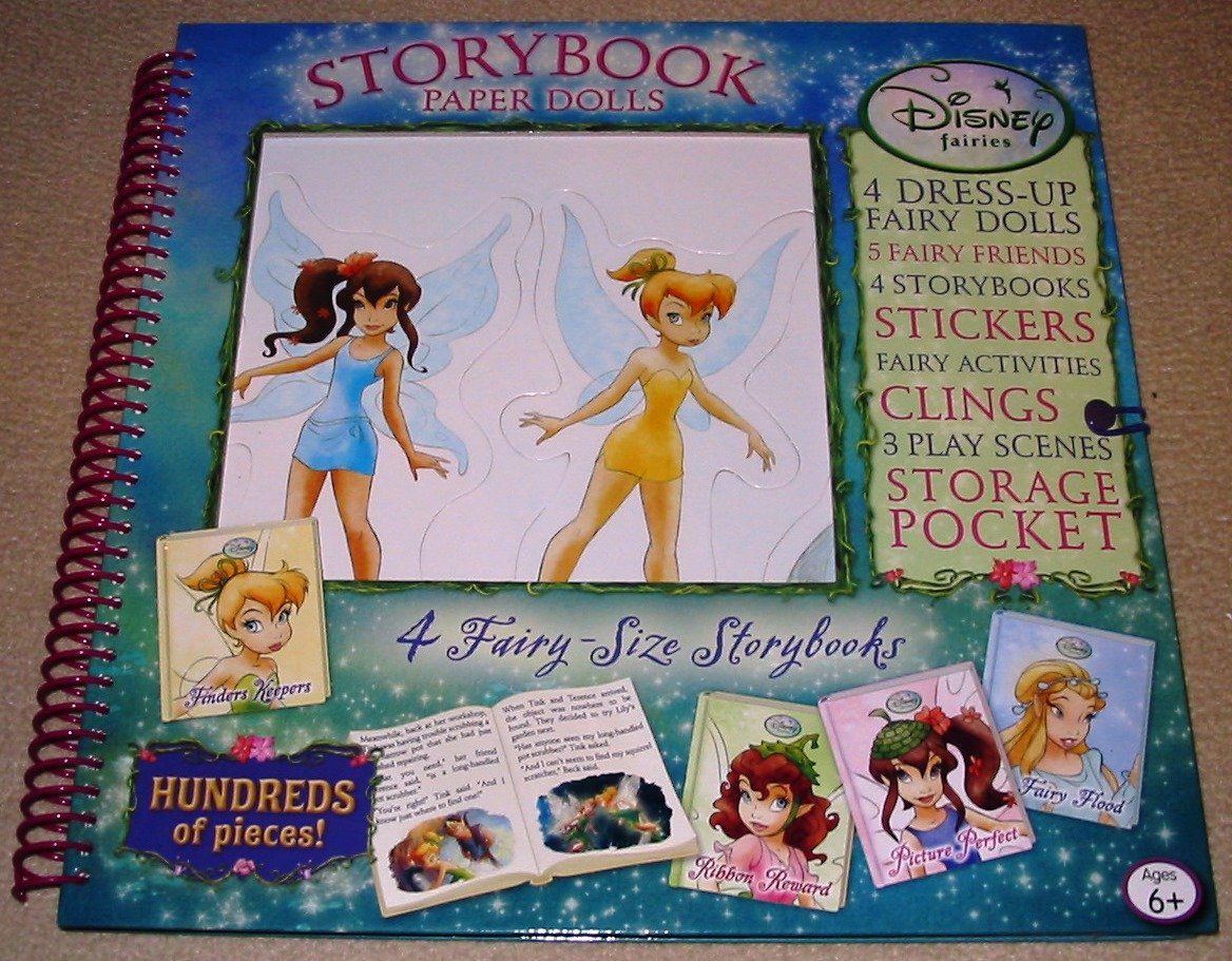 Paper Doll Storybook Playhouse Fairies