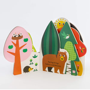 Bookscape Board Books: A Forest's Seasons: (Colorful Children?s Shaped Board Book, Forest Landscape Toddler Book),New