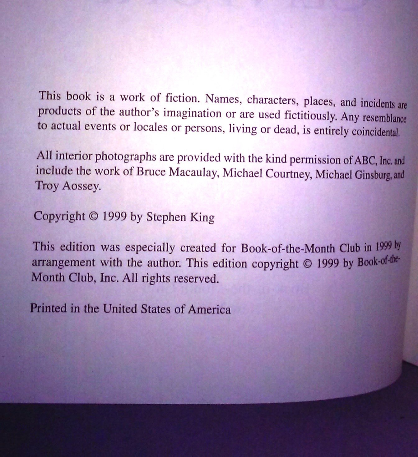 Storm of the Century,New