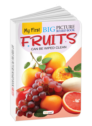 My First Big Picture Board Book Fruits : Fun Educational Books For Toddlers, Learning Book For Preschoolers, Picture Board Book For Kids, Montessori Learning Book For Toddlers