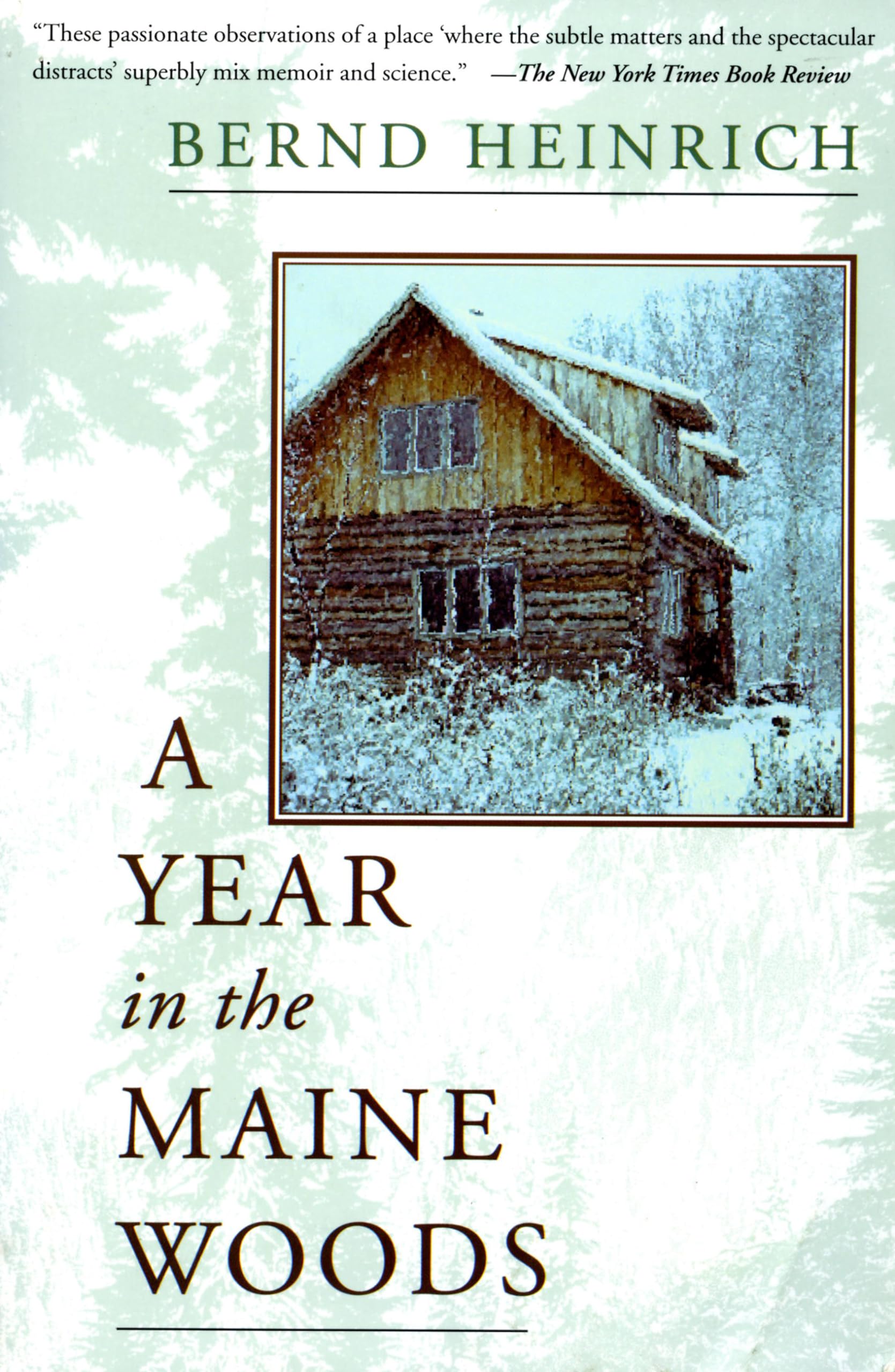 A Year In The Maine Woods,Used