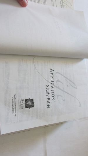 NLT Life Application Study Bible, Second Edition (Red Letter, Hardcover),New