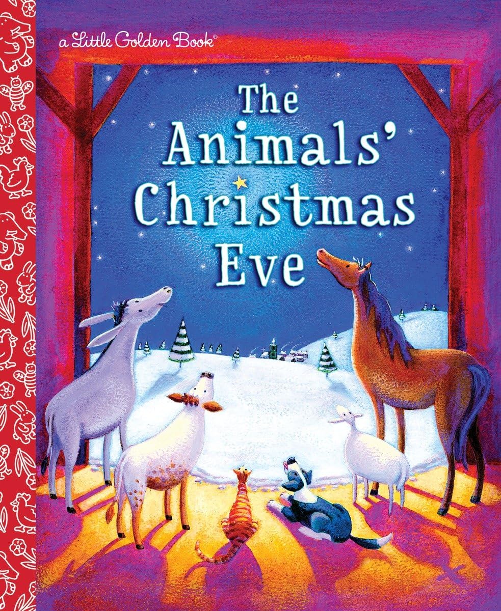 The Animals' Christmas Eve: A Christmas Nativity Book for Kids (Little Golden Book),Used
