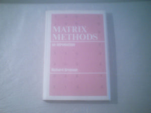 Matrix methods;: An introduction,Used